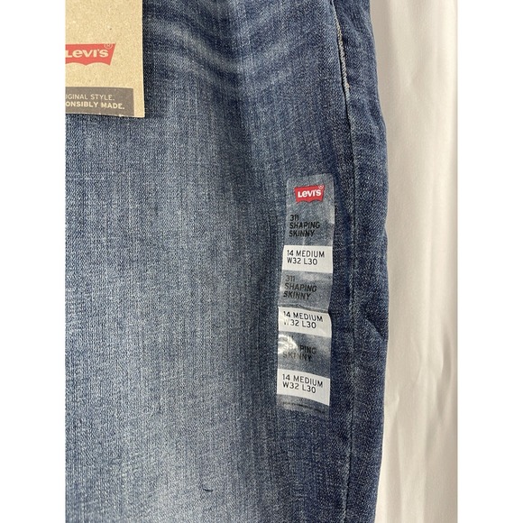 Levi's 311 Shaping Skinny Mid Rise Women's Jeans Size 14 W32 L30 - Picture 2 of 7